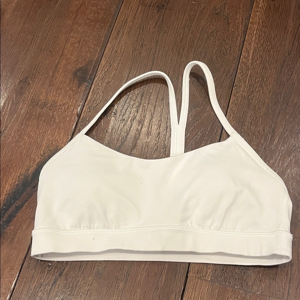Lululemon Athletica Cream Sports Bra